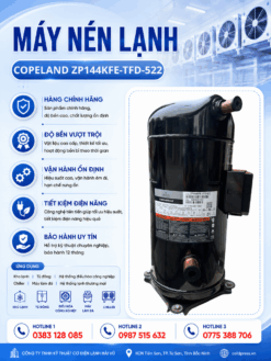 Máy nén lạnh Copeland ZP144KFE-TFD-522 – Scroll 12HP, gas R22, 3 pha