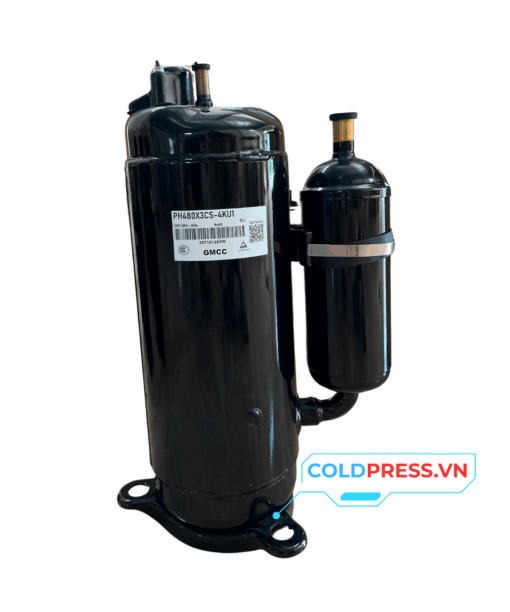 Máy nén lạnh Toshiba PH480X3CS-4KU1 – Rotary 3HP, gas R22, 220V 1 pha
