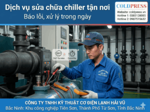 dịch vụ sửa chữa chiller
