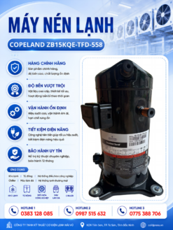 Máy nén lạnh Copeland ZB15KQE-TFD-558