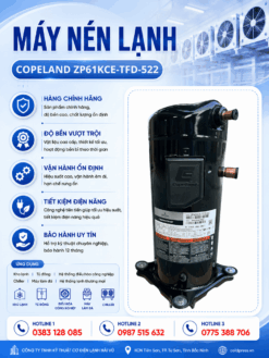 Máy nén lạnh Copeland ZP61KCE-TFD-522
