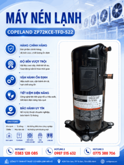 Máy nén lạnh Copeland ZP72KCE-TFD-522
