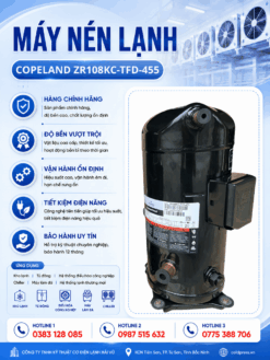 Máy nén lạnh Copeland ZR108KC-TFD-455