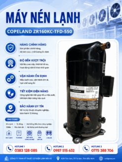 Máy nén lạnh Copeland ZR160KC-TFD-550