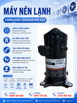 Máy nén lạnh Copeland ZR24K3E-PFJ-522