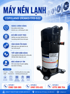 Máy nén lạnh Copeland ZR36K3-TFD-522