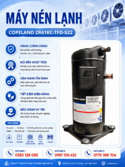 Máy nén lạnh Copeland ZR61KC-TFD-522