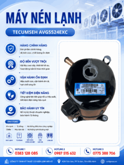 Máy nén lạnh Tecumseh avg5524exc