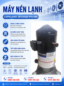 Máy nén lạnh Copeland zb15kqe-pfj-588