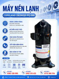 Máy nén lạnh copeland zb29kqe-pfj-588